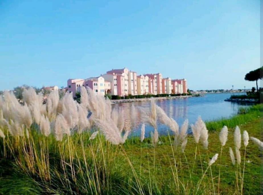 Résidence Pointe Vermeille - Charmant Studio Cabine avec Jolie vue sur le lac marin Le Barcarès Esterno foto