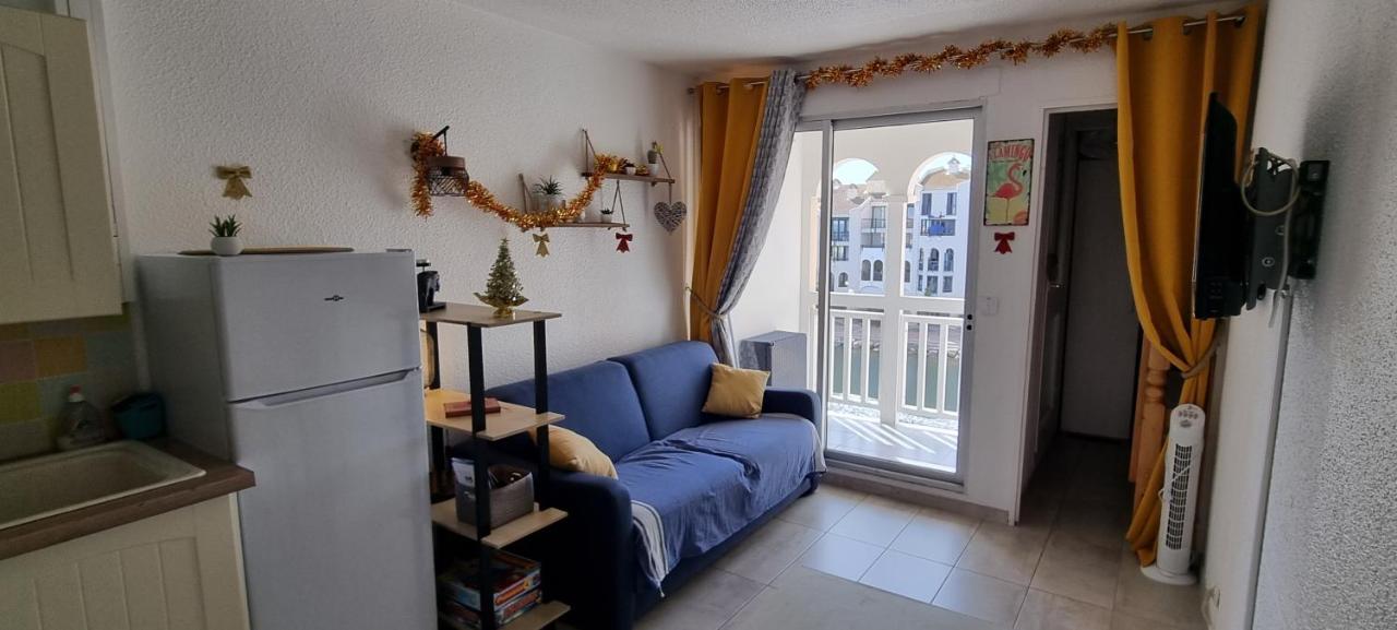 Résidence Pointe Vermeille - Charmant Studio Cabine avec Jolie vue sur le lac marin Le Barcarès Esterno foto