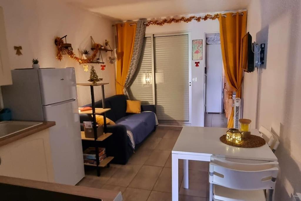 Résidence Pointe Vermeille - Charmant Studio Cabine avec Jolie vue sur le lac marin Le Barcarès Esterno foto